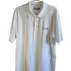 Cutter & Buck Dry Tech Lux Karelia Tobacco Company Inc. Size Large